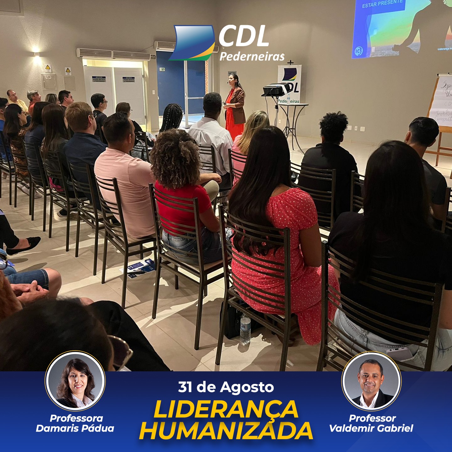 Confira algumas fotos do palestra Liderança Humanizada